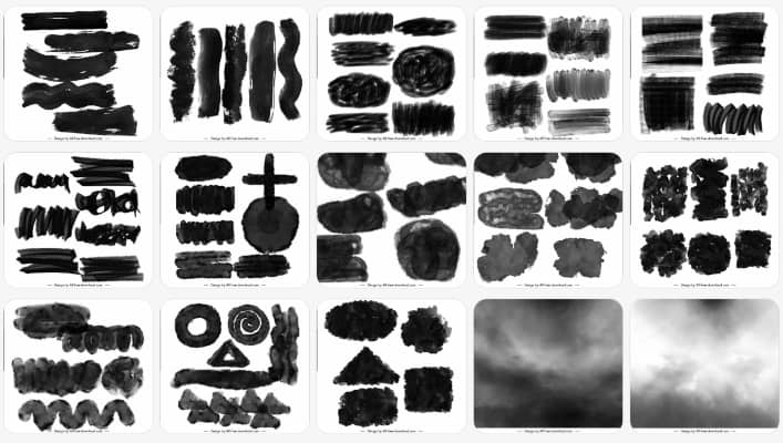 photoshop standard brushes download